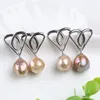 Boucles d'oreilles pendantes en forme d'Edison, bijoux à la mode, perles d'eau douce, pour femmes