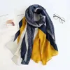 Scarves İspanya moda papatya çiçek püskül viskoz şal atkısı bayan baskısı Yumuşak Pashmina Stole Wrap Snood Bufandas Müslüman Hijab Sjaal 230407