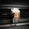 Interior Decorations 1pc Car Fragrance Pendant Flower Shape Air Outlet Freshener Diffuser Ornaments Empty Incense Bottle Glass AA230407
