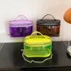 أكياس الكتف الحقيبة الشفافة حقيبة مربعة Soulder Mini Bag Summer andbag PVC واضحة