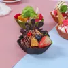 Decorative Flowers 1PC Artificial Waffle Bowl Cookies Fake Food Decoration Pography Pro Simulation Cake Model Tea Table FCYY-075