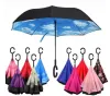 Omvänt paraplyer Vindtätt omvänd lager Inverterat paraply inifrån och ut stativ vindtät paraply inverterade paraplyer havshippin FY3301 1108