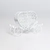 Cadeau cadeau 10 pack romantique coeur chariot / tricycle bonbons boîte chocolat bonbons fête de mariage boîtes de faveur fournitures