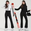 Ski Jackets 2023 hiver une pièce Ski costume chaud ajustement femmes en plein air Snowboard veste salopette coupe-vent imperméable combinaisons ensemble