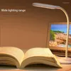 Lampes de table Lampe de bureau LED avec chargeur rapide Port de charge USB Lumière pour bureau à domicile Contrôle tactile Soins des yeux Dimmable