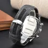 Ceinture en cuir sur-bracelet subsalaires de travail de la mode Hise High Quality Sport Japen Quartz Chronograph Wholesale Men's's Gifts Wristwatch