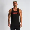 Herrtankstoppar sommar streetwear casual topp bomull jogger gym fitness singlets sportkläder träning män kläder väst manlig undertröja