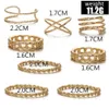 أدنى مؤشر Finger Finger's Women Women Multi Payered Point Open Set Little Thumb Tail Ring