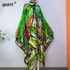 Swobodne sukienki Winii Kimono moda bohemian graffiti print letnia sukienka damska plaża kaftan eleganckie wakacje luźne wakacje