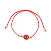 Charm Armbänder Glücksschnur Böser Blick Armbänder Rot Blau Schwarz Kordel Verstellbares geflochtenes Armband DIY Schmuck Drop Lieferung Jude Dhgarden Dhf7S