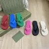 Designer Slippers Damesmodemerk Slipper Klassiek zwart wit groen rood Slippers Mocassins Pak Lente zomer herfst Hotel Strand Slippers Maat 35-42