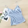 Camisoles Tanks女性用ルーズフィッティングベストファッショナブルシルクサテンベストすべての季節に適したBlusas M30500 230408