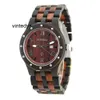 Watches For Men Quartz BEWELL watch with five beads and wooden sandalwood Mason