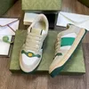 Designer Luxe merk Klassieke styling G Ace Casual Schoenen Heren Dames Bijenslang Leer Geborduurde Tijger Chaussures in elkaar grijpende Wit Zwarte Trainers Sneakers