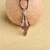 Pendant Necklaces Drop Smoky Quartz Necklace Crystal Star Of Lucky With Free Rope