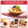 Party Decoration 6 Pcs Birthday Cake Table Top Decor Artificial Food Display Pvc Dessert Ornament Fake
