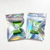 6*10 cm Mini Hologram Pakket Zakken, 100 stks Front Clear Op grote schaal Snoep Verpakking Zakken, kleine Geschenkverpakking met Hoge Kwaliteit Vuldp