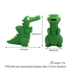 Narguilés Verre et Silicone Crocodile Pipe À Eau Pipe À Main Narguilé Dab Rig Bong Pipes À Fumer Accessoires Produits De Fumée De Tabac avec Bol