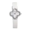 Clover Watch Designeruhr Damenuhr hochwertig Diamant Diamant elegant Freizeit Edelstahl Uhrenarmband Saphirglas Rise Gold Uhr Montre De Luxe 611