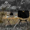 Lägermöbler Mounthiker utomhus camping bambu fällbord bärbar snabb förvaringsdisk matsal picknick bbq