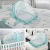 Crib Netting Taşınabilir Katlanabilir Çocuk Sivrisinek Çadır Çocuk Yaz Beşik Yatak Uyku Ped EWTGWR 230407