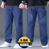 Jeans pour hommes 10XL Large Homme Pantalon Oversize Plus Taille Denim Pantalon Jean Baggy Vêtements Vêtements Cargo Mâle Hommes Casual