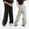 Pantaloni da uomo antivento elastico in vita pantaloni sportivi taglie forti neri uomo donna pantaloni sportivi streetwear oversize Techwear 2023