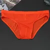 Underpants Silk Briefs Sexy Transparent Underwear Silky Lace Quick-Drying Men Size From M-4XL