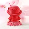 Dolls Baby Girl Stuffed Plush Toy With Removeable Hat Skirt Sweetheart Rag Cozy Cuddle Soft Sleeping For Kid 230407