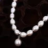 Anhänger Halsketten Dainashi Classic 6-7mm 925 Sterling Silber natürliche Süßwasserperlen Halskette Schmuck für Frauen Geschenke Perlenanhänger 231108