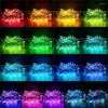 Strings LED Christmas String Light 20M 200 RGB Changing Fairy Garland With Remote For Xmas Tree Wedding Party Holiday Decor