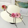Geniş Memlu Şapkalar Bayanlar Güneş Yaz Kadınlar Cap Beach Geniş Brimmed Siper Şapka Moda Günlük Açık Kapaklar Satış