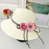 Wide Brim Hats Ladies Sun Summer Women's Cap Beach Large Wide-brimmed Straw Hat Fashion Casual Outdoor Caps Sale