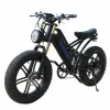 여성을위한 새로운 전기 자전거 48V 750W 전기 산악 자전거 20 인치 지방 타이어 오프로드 해변 눈 ebike 성인