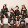 Bijpassende familie-outfits Kerst Familie bijpassende pyjama's Onesies Vader Moeder Kinderen Nachtkleding Hoodies Mama en mij Kerst Pj's Kleding 231107