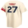 Maglia da baseball 2023 City Connect Mike Trout Shohei Ohtani Anthony Rendon Noah Syndergaard Jack Mayfield Luis Rengifo Taylor Ward Mike Mayers