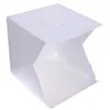 Freeshipping 40 cm tragbarer Mini-Lichtraum-Box-Fotowürfel mit LED-Studio-Box, Fotografie-Hintergrund, integriertes Licht, Foto-Sets, 42 x 42 x 40 cm