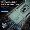 Slide Camera Designer Cell Phone Cases For Samsung Galaxy S24 S23 S22 S21 Plus Ultra Armor Heavy Duty 2 in 1 Kickstand Full Protection Phone Case Cover