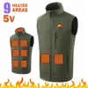 Gilets pour hommes USB infrarouge costume de chauffage électrique hommes flexible thermique 2023 femme hiver veste chaude gilet automne et coton 231108