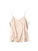 Canotte Canotte SuyaDream Canotta in seta da donna 90% seta 10% spandex Camis senza maniche Chic Camis Primavera Estate T-shirt Champagne Pink 230413