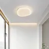 Moderne Noordse eenvoudige kiezelliggen LED -lichten plafond kroonluchter hanglampen voor slaapkamer woonkamer badkamer woning verlichting AA230407