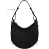 Borsa a mezzaluna Borsa a tracolla in pelle di vitello testurizzata/liscia pieno fiore Designer Chiusura con zip Borsa a tracolla Moda Donna Hobo Handba