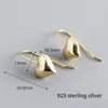 Stud Earrings Fashion Heart-shaped For Women 925 Sterling Silver Earring Valentine's Day Gift