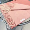 Designer scarf for women mens Top Quality 100% cashmere scarf embroidered shawl with dual color autumn and winter minimalist warmth with box