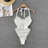 nxy new Women Lace Sexy Bodysuits شفافة شبكية نحل نحيف النحيل الفرنسي على الطراز الداخلي التطريز الشاطئ 230328