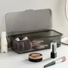 Förvaringslådor ins bärbara kosmetiska borstlåda dammtät med lock ögonbryn blyerts ögon skugga hink skötta makeup verktyg arrangör