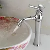 Bathroom Sink Faucets Fashion Type Crystal Handle Faucet Countertop Basin Brass Mixer Tap With Swivel Spout El Torneira ZR606