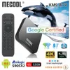Mecool KM9 PRO ATV Android TV Box 2G 16G Google Certified Amlogic S905X2 2.4G/5G Wifi Androidtv 10 Smart TVBox