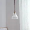 Pendant Lamps Vintage Lustre Glass Light Brass Antique Fixture Dining Room Kitchen Hanging Lamp For Ceiling Home Decor Luminaire