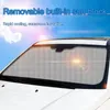 Auto Sunshade opvouwbare draagbare bubbel vouwste zonblok aluminium folie diy zomer uv straal vizier beschermer resistent